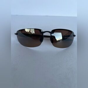 Maui Jim MJ sports sunglasses brown